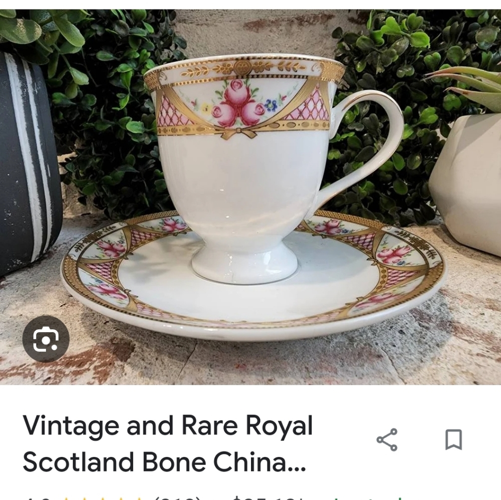 Royal Scotland China cup and saucer